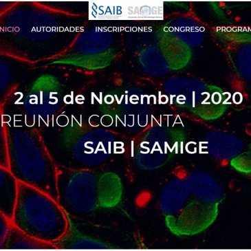 Primer Congreso Virtual Conjunto SAIB-SAMIGE 2020