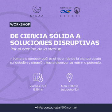El CEFOBI y SF500 organizan el Workshop “De ciencia sólida a soluciones disruptivas”